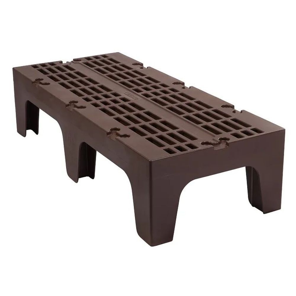 Cambro S Series Dark Brown Slotted Top Dunnage Rack, 12 X 21 X 48 Inch