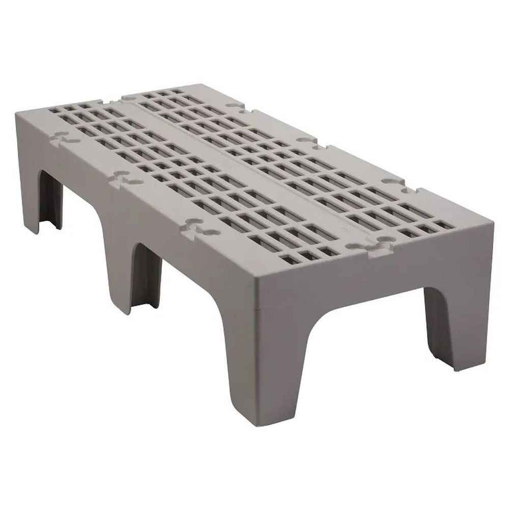 Cambro S Series Speckled Gray Slotted Top Dunnage Rack, 12 X 21 X 48 Inch