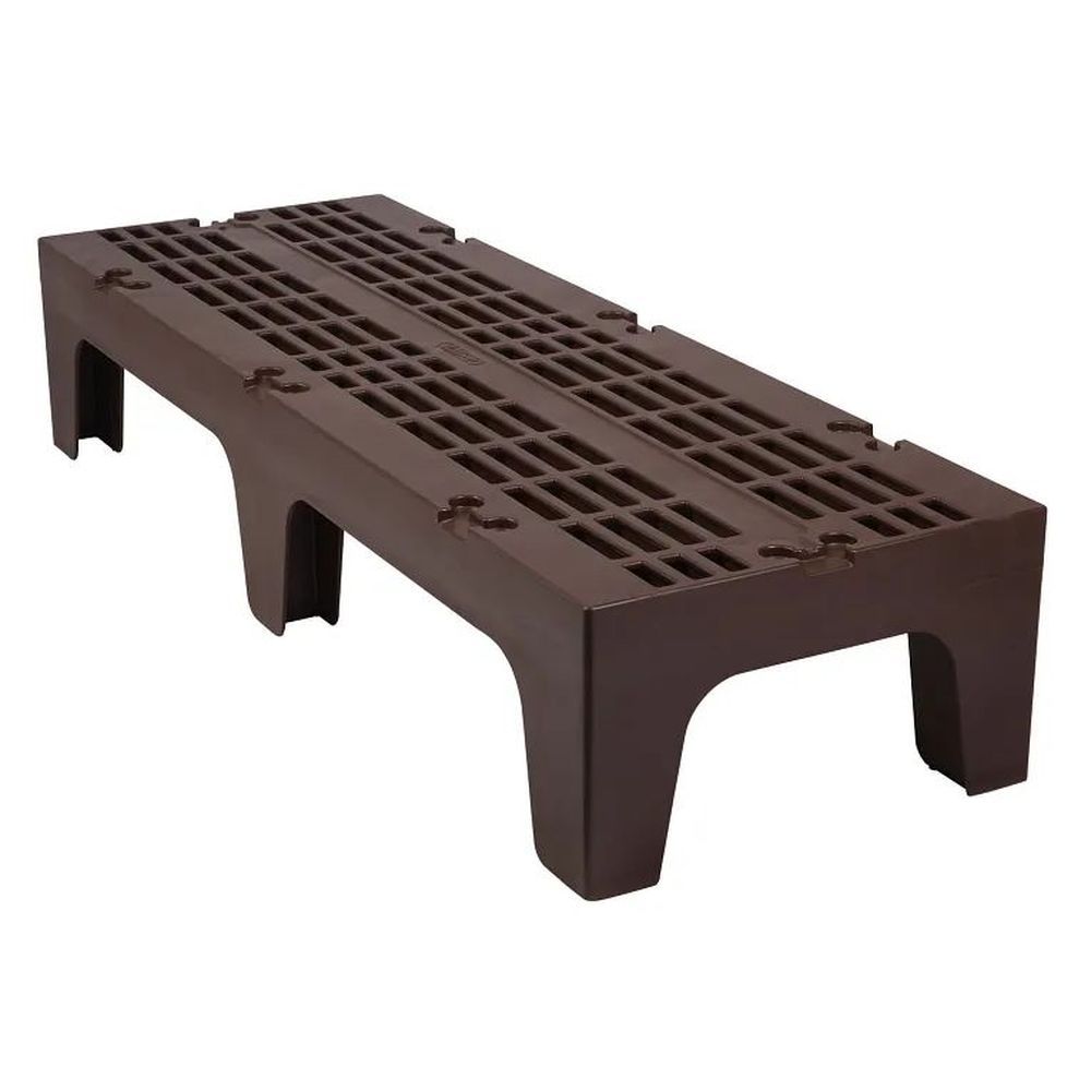 Cambro S Series Dark Brown Slotted Top Dunnage Rack, 12 X 21 X 60 Inch