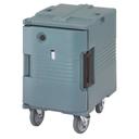 Cambro 110 Voltage Slate Blue 1 Compartment Insulated Ultra Pan Carrier with Casters, 18 1/8 x 31 1/4 x 26 3/8 inch.
