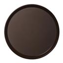 Cambro Round Nonslip Polytread Tray, Brown, 14 inch -- 12 per case