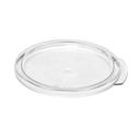 Clear 1 Qt Plastic Container Cover -- 12 per case