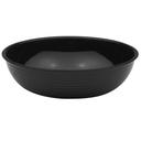 Camwear Round Ribbed Bowl, Black, 11.2 Quart -- 4 per case.