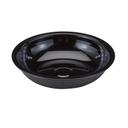 Camwear Round Ribbed Bowl, Black, 18.8 Ounce -- 12 per case.