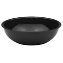 Cambro Camwear Polycarbonate Black Round Ribbed Bowl, 1.65 Quart -- 12 per case.