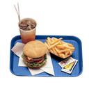 Cambro Fast Food Tray, Navy Blue, 10 7/16 X 13 9/16 inch -- 24 per case.