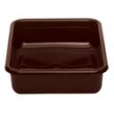 Cambro Poly Cambox Dark Brown 17 x 22 inch Bus Box, 21 7/8 x 16 7/8 x 4 3/4 inch -- 12 per case.