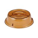 Cambro Amber Camwear Camcover Plate Cover Only, 9 1/8 inch Inside Diameter -- 12 per case.