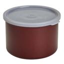 Crock With Lid, Reddish Brown, 1.5 Quart -- 6 per case.