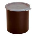 Cambro Crock with Lid, Reddish Brown, 2.7 Quart -- 6 per case.