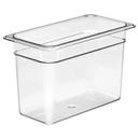 Camwear One Third Size Food Storage Pan, Clear, 8 inch -- 6 per case.