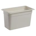 Cambro Camwear Polycarbonate White Third Size Food Pan, 8 inch -- 6 per case.