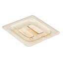 Amber 1/6 Size 6 3/8 inchX 6 15/16 inch Cover For H-Pans W/Handle -- 6 per case