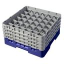 Cambro Camrack Polypropylene Navy Blue Full Size 36 Compartment Glass Rack, 8 1/2 inch -- 2 per case.