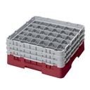 Cambro Camrack Polypropylene Cranberry Full Size 36 Compartment Glass Rack, 6 7/8 inch -- 3 per case.