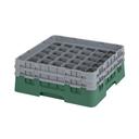 Cambro Camrack Polypropylene Sherwood Green Full Size 36 Compartment Glass Rack, 5 1/4 inch -- 4 per case.