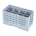 Camrack Half Size 8 Compartment Glass Rack, Soft Gray, 19 3/4 x 10 x 10 1/2 inch -- 2 per case.