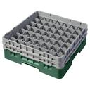 Cambro Camrack Polypropylene Sherwood Green Full Size 49 Compartment Glass Rack, 5 1/4 inch -- 4 per case.