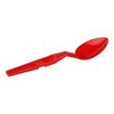 Cambro Red Camwear Solid Deli Serving Spoon, 11 1/8 x 2 7/8 inch -- 12 per case.