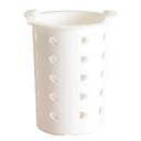 White Cambro Camrack Round Flatware Cylinder Rack -- 12 per case.