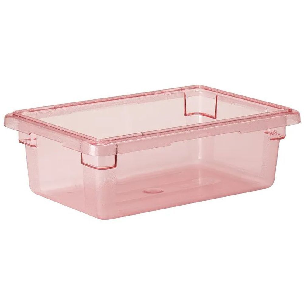 Cambro Camwear Safety Red Polycarbonate Food Storage Box, 18 X 12 X 6 Inch -- 6 Per Case