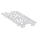 Cambro One Third Size Translucent Polypropylene Drain Shelf, 6 x 12 3/4 inch -- 6 per case.