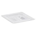 Translucent 1/6 Size 6 3/8 X 6 15/16 Cover W/Handle For Food Storage Pans -- 6 per case
