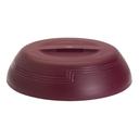 Cambro Cranberry Shoreline Low Profile Insulated Dome Cover for Camduction Complete Heat System, 10 1/4 inch Dia. x 2 3/4 inch Height -- 12 per case.