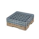 Cambro Camrack Polypropylene Beige Full Size 36 Compartment Glass Rack, 5 1/4 inch -- 4 per case.