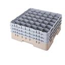 Cambro Camrack Polypropylene Beige Full Size 36 Compartment Glass Rack, 7 3/4 inch -- 3 per case.