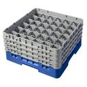 Cambro Camrack Polypropylene Blue Full Size 36 Compartment Glass Rack, 8 1/2 inch -- 2 per case.