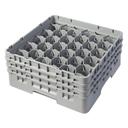 Cambro Camrack Polypropylene Soft Gray Full Size 30 Compartment Glass Rack, 6 7/8 inch -- 3 per case.