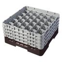 Cambro Camrack Polypropylene Brown Full Size 30 Compartment Glass Rack, 8 1/2 inch -- 2 per case.