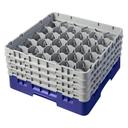 Cambro Camrack Polypropylene Navy Blue Full Size 30 Compartment Glass Rack, 8 1/2 inch -- 2 per case.