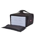 Cambro Black Insulated Premium Pizza Delivery GoBag, 19 x 19.2 x 12 inch