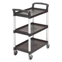 Cambro Kd Service Cart No Brake, Black -- each.