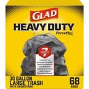 Forceflex Black Heavy Duty Drawstring Trash Bags