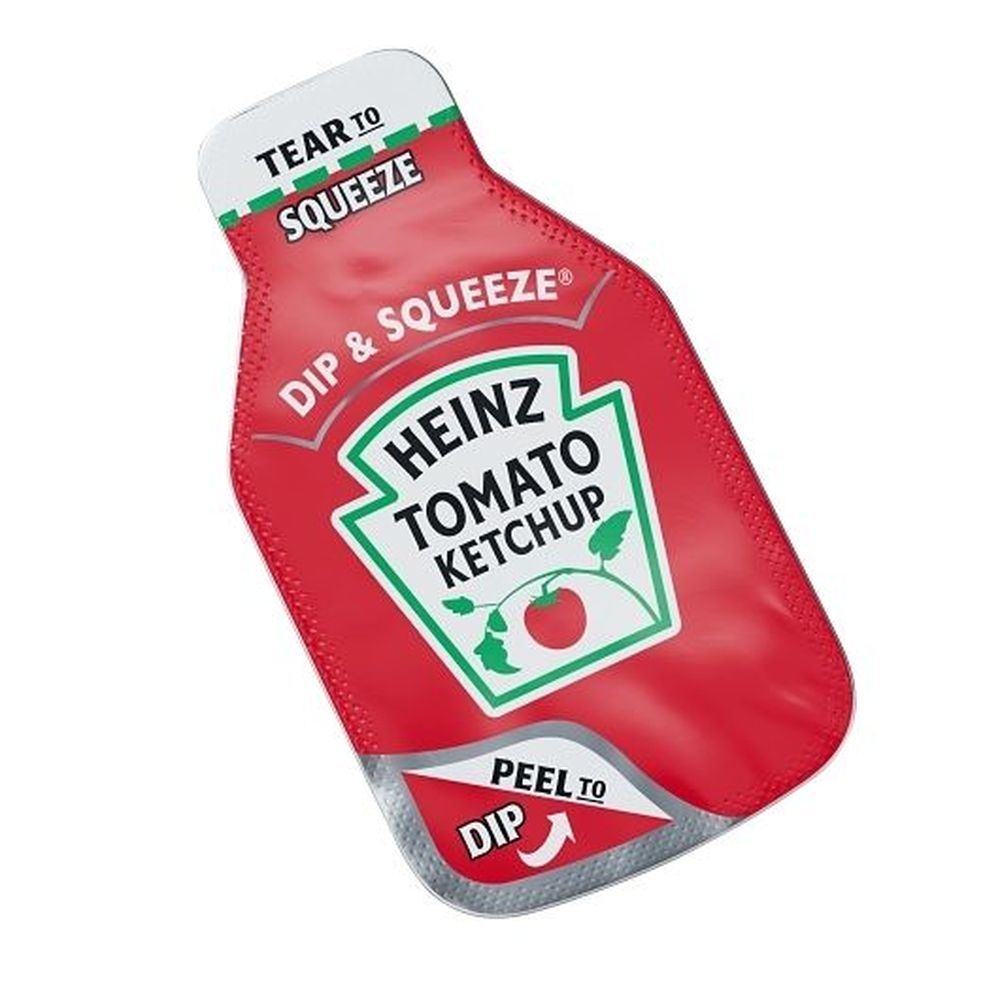 Heinz Dip and Squeeze Tomato Ketchup, 0.96 Ounce -- 500 per case.