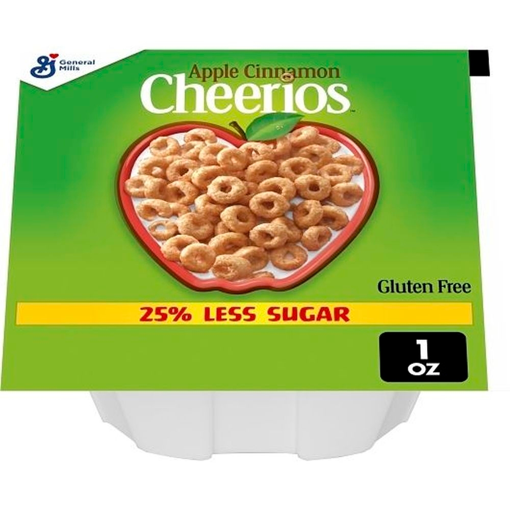 Apple Cinnamon Cheerios Cereal, 1 Ounce -- 96 per case.