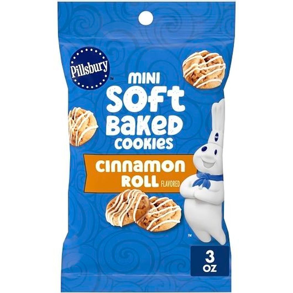 Pillsbury Mini Soft Baked Cinnamon Roll Cookies, 3 Ounce -- 54 Per Case
