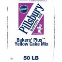 Pillsbury Baker's Plus Yellow Cake Bakery Mix, 50 Pound