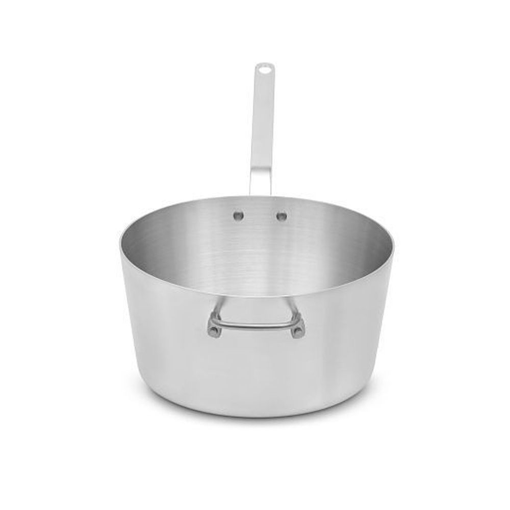 Vollrath Wear-ever Tapered Aluminum Sauce Pan With Natural Finish And Plated Handle, 4 1/2 Quart Capacity -- 6 Per Case