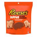 Milk Chocolate and Peanut Butter Dipped Animal Cracker