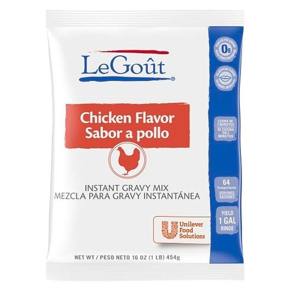 Legout Instant Gravy Mix Chicken, 1 Pound -- 8 Per Case