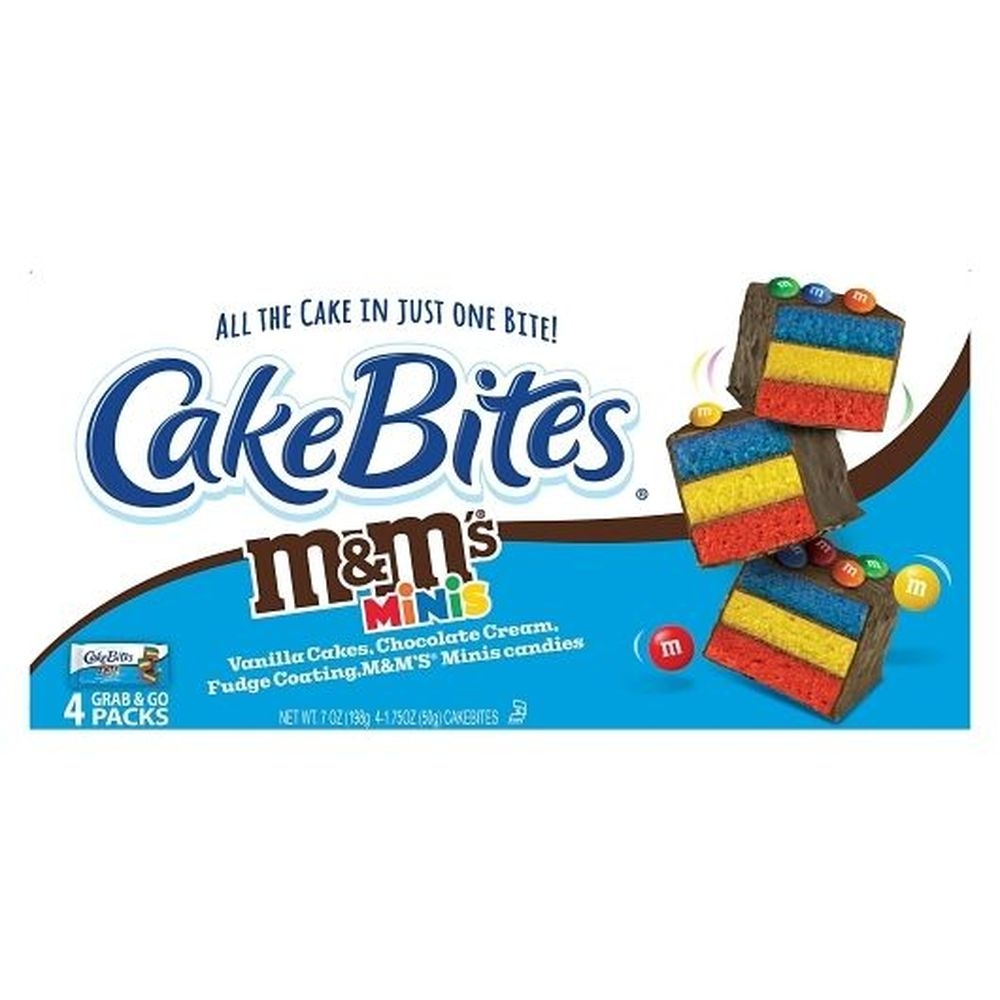 M and M's Cakebites