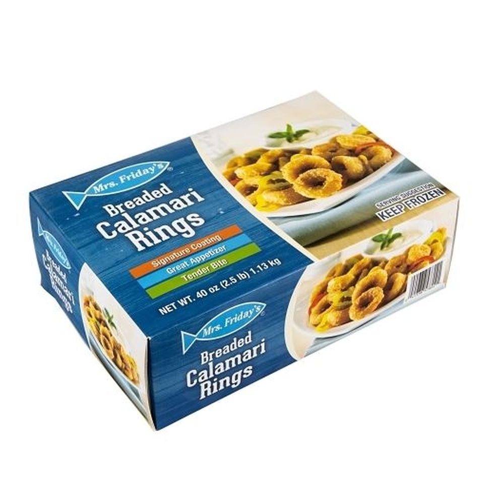 Mrs. Friday's Breaded Calamari Ring, 2.5 Pound -- 4 Per Case
