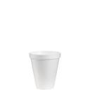 White EPS Squat Insulated Foam Cup 12 Ounce