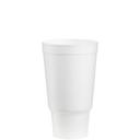 White Large EPS Insulated Foam Pedestal Cup