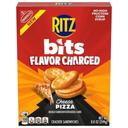 Bits Flavor Charged Cheese Pizza Cracker Sandwiches