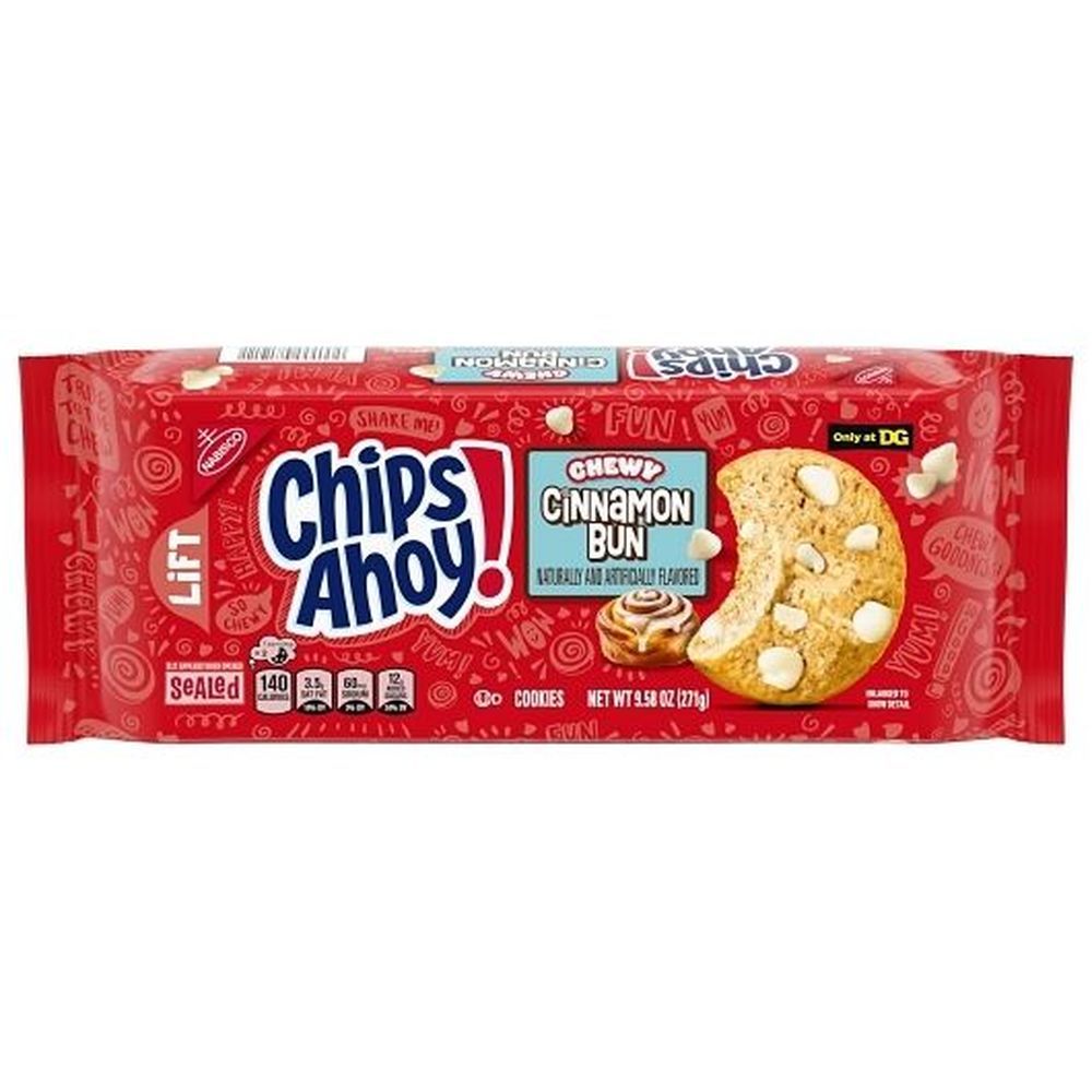 Chips Ahoy! Chewy Cinnamon Bun Cookies, 9.58 Ounce -- 12 Per Case